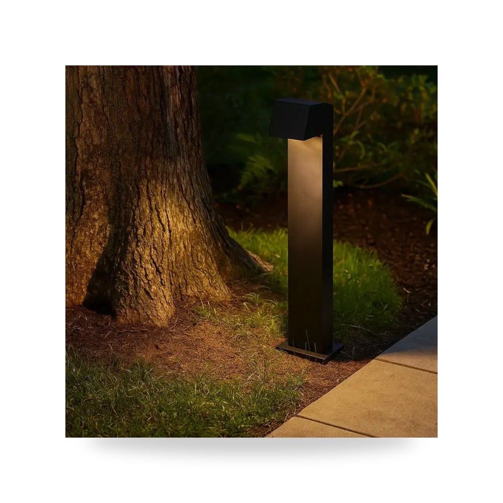 انارة عمود حديقة اسود 60 سم أسود موديل 86225S - 1 - 60CM+LAMP - BK3