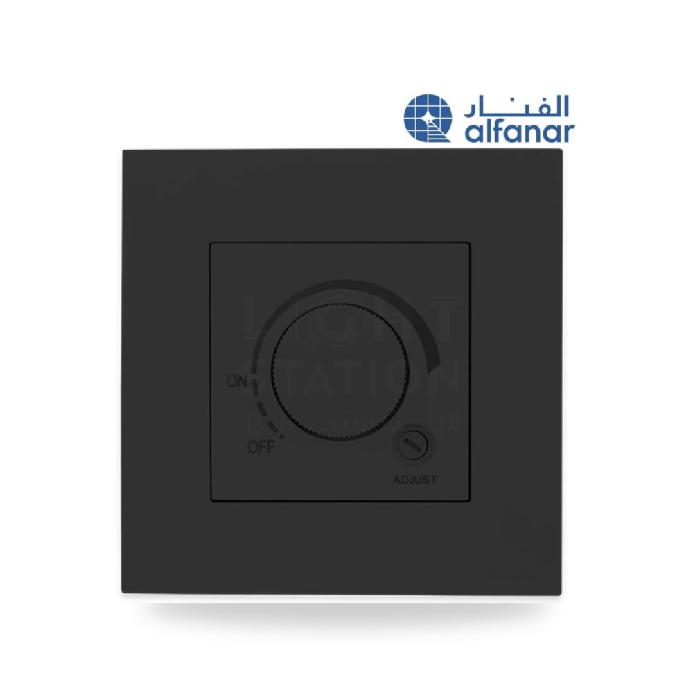 مفتاح دايمر ماسه أسود الفنار موديل 14389