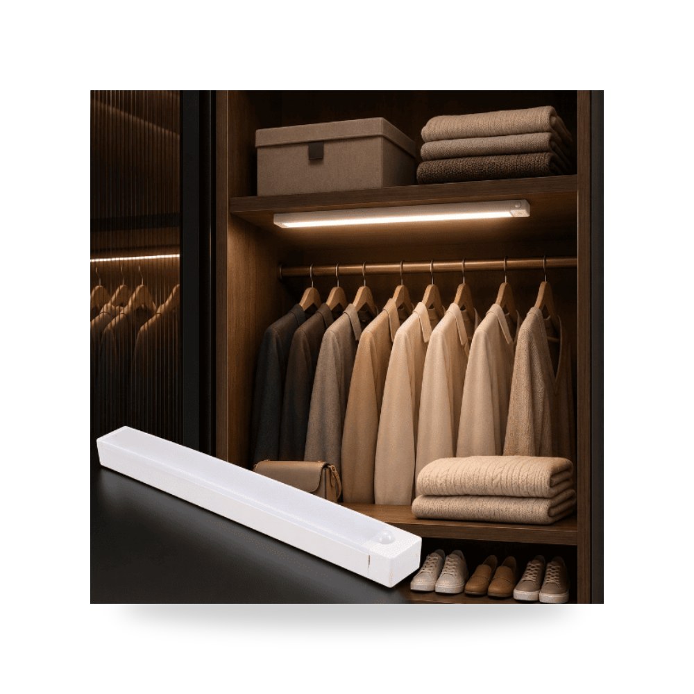 إضاءة خطية ذكية بمستشعر حركة قابلة للشحن موديل 8HU2479SR - 3W - WH+WW3