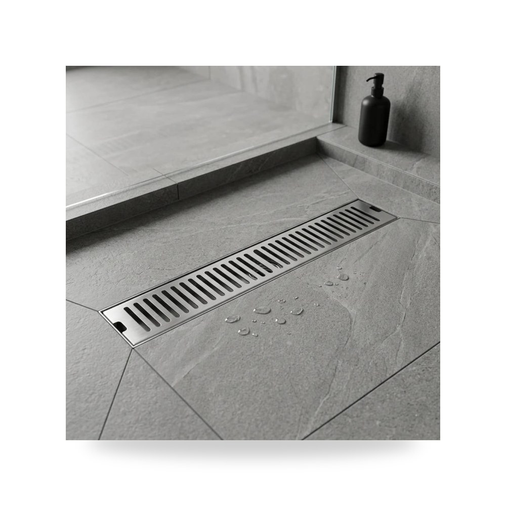 صفاية شاور ستانلس ستيل كروم 50 سم موديل 8TU - D2417 - 50 - CH3