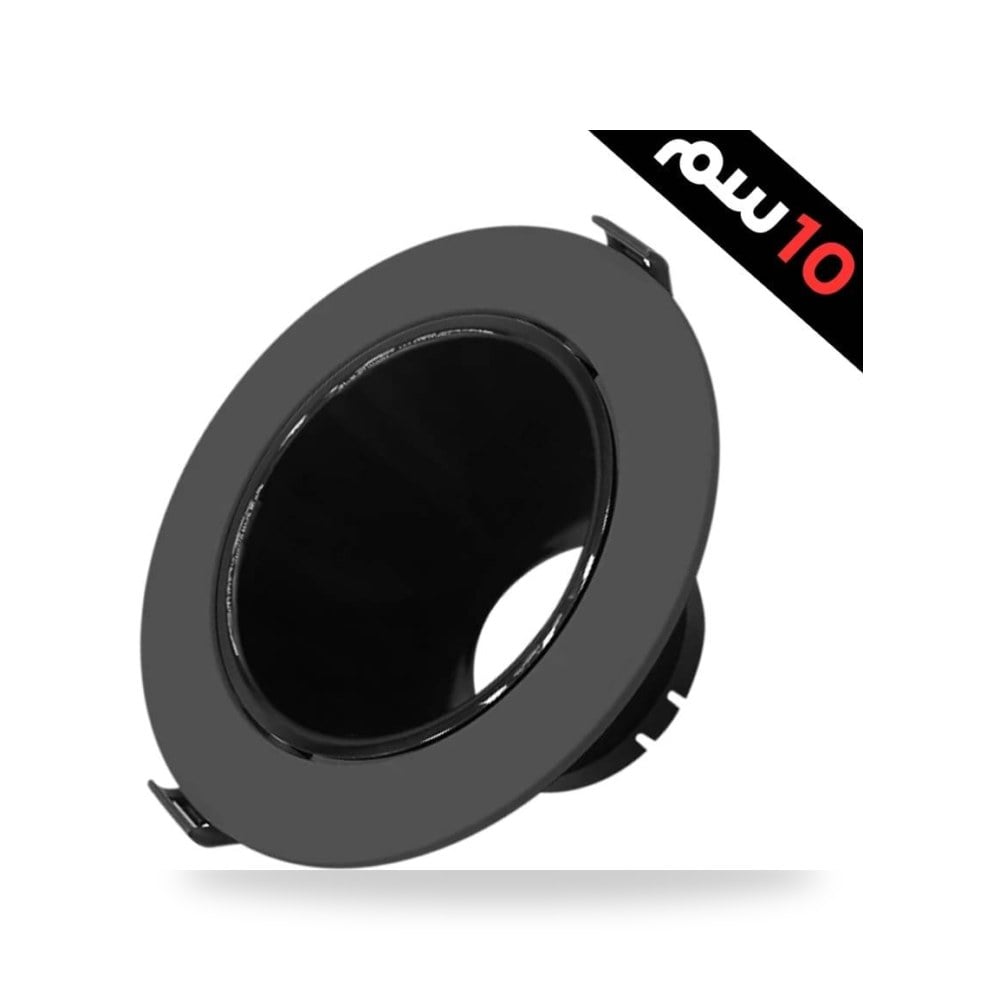 فريم سبوت لايت سقف غاطس دائري متحرك أسود لايت موديل 8HU8003 - 4 - BK+BK3