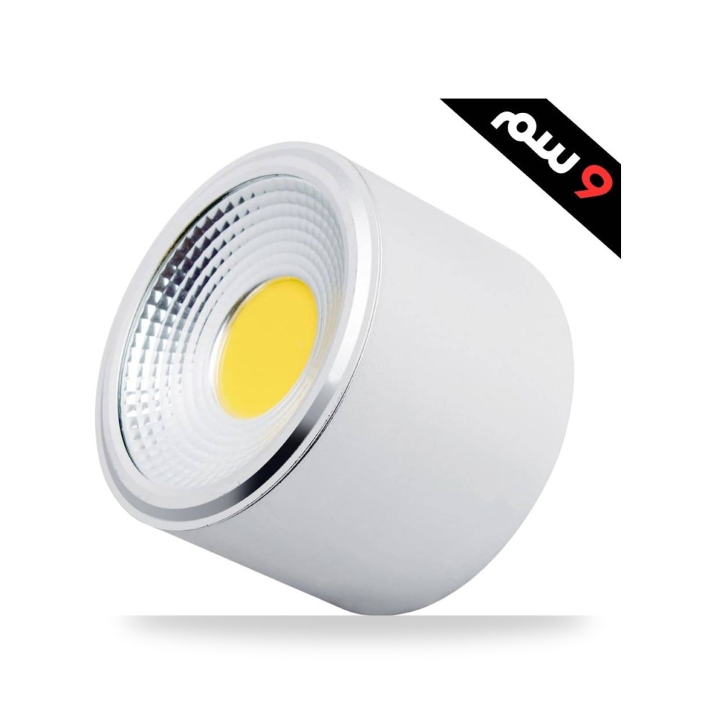 سلندر لطش ابيض 9 سم 10 واط اضاءة ابيض لايت موديل 81653 - 10W - WH+WH3