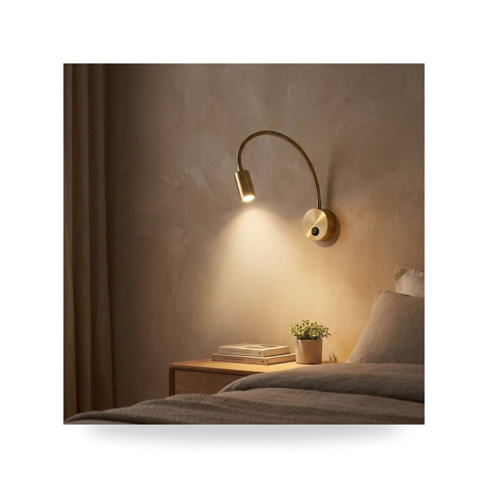 انارة جداري مودرن زيتي الانارة اصفر لايت موديل 8WA - C5907 - 3W - CR+WW3