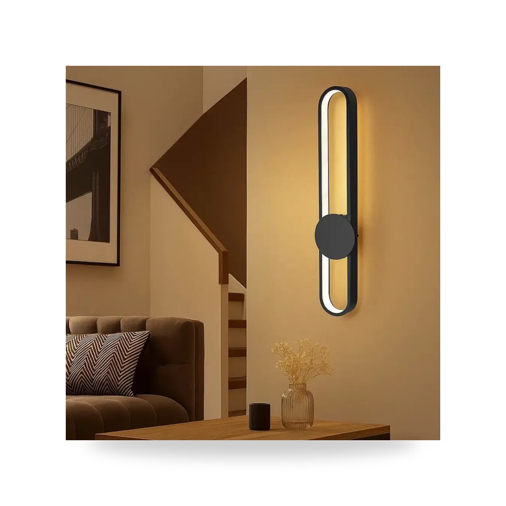 انارة مودرن جداري تعمل علي بطارية اضاءه 3 لون موديل 8WA - C5291 - BK+3CO3