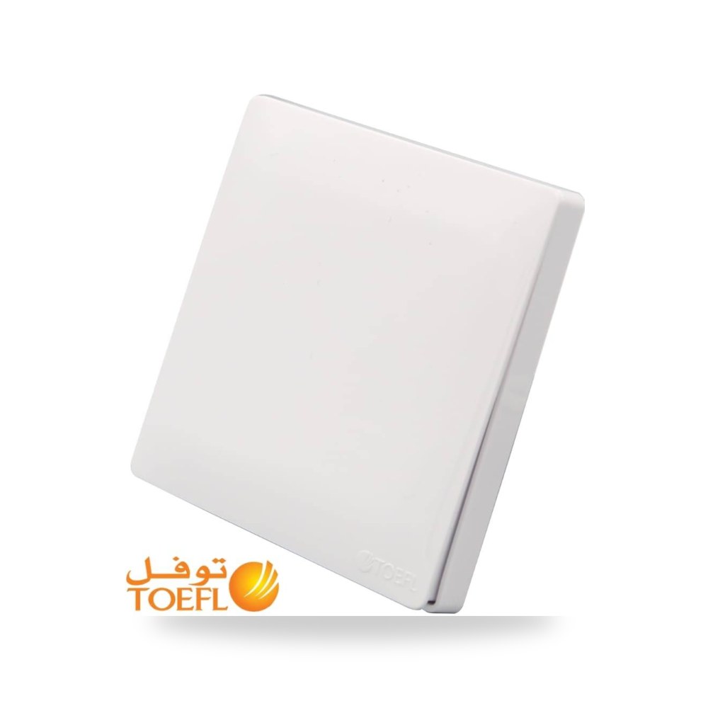 مفتاح مفرد توفل بيانو ابيض أبيض موديل 11350