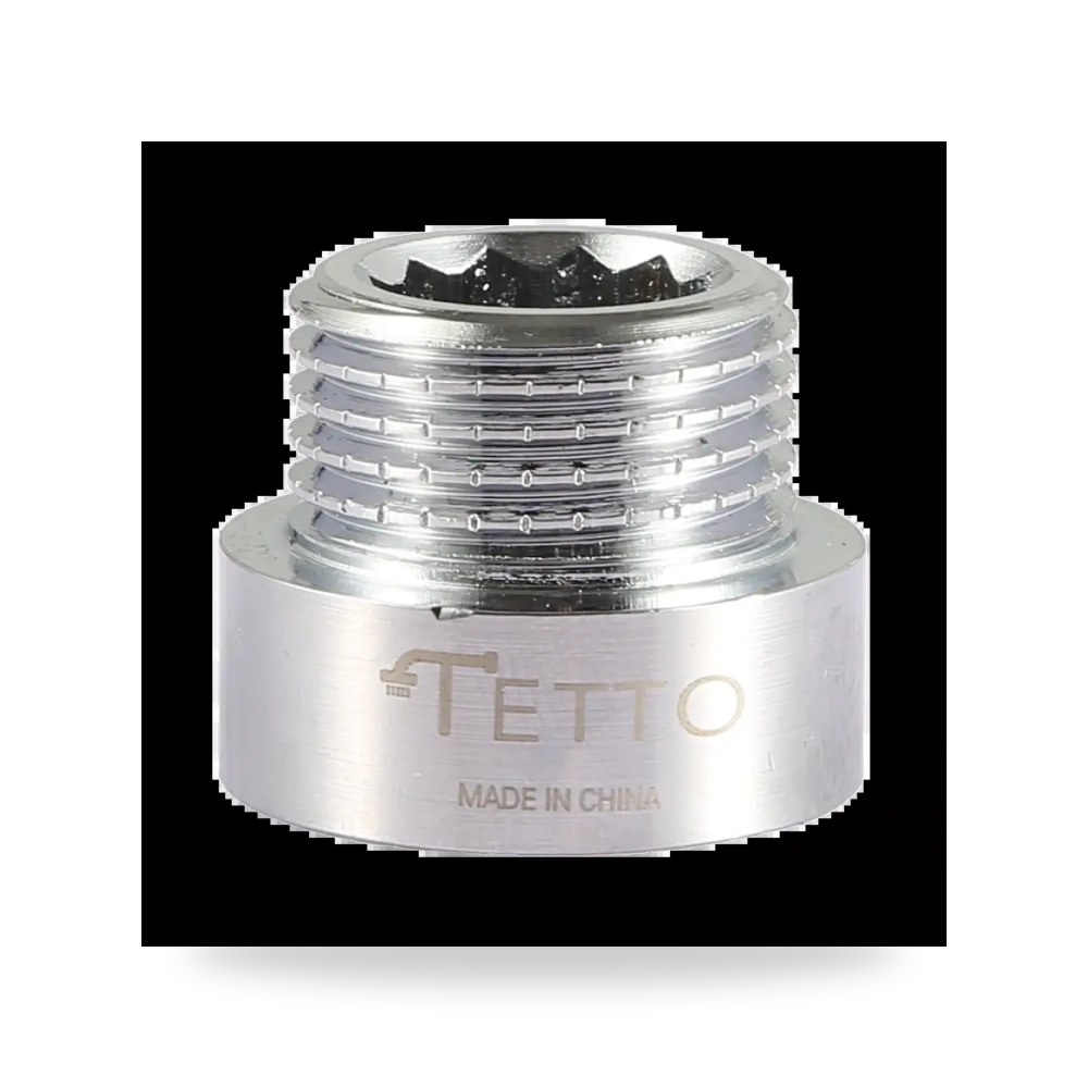 جلبة ذكر 1 - 2 بوصة نحاس 10 مم كروم موديل 8SP - T1004 - 10MM - CH3