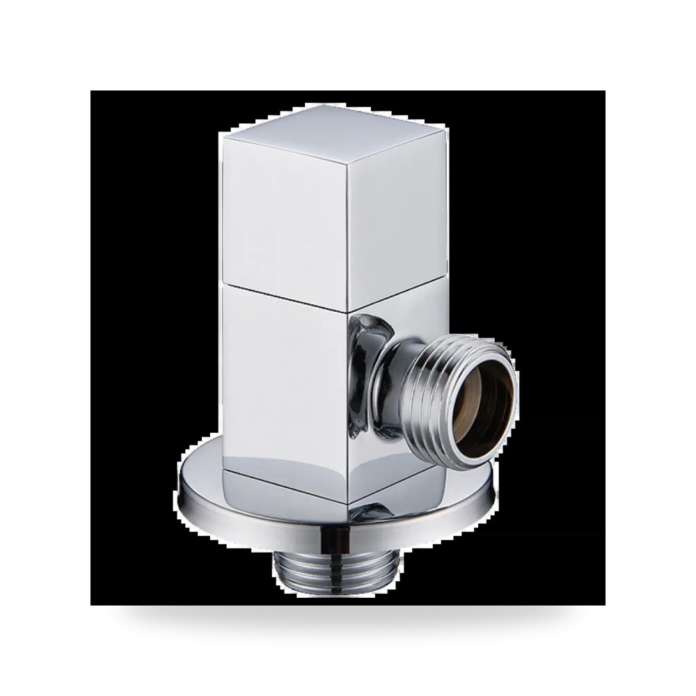 محبس زاوية مربع كروم مقاس 25×80 مم موديل 8TU - V7002 - CH3