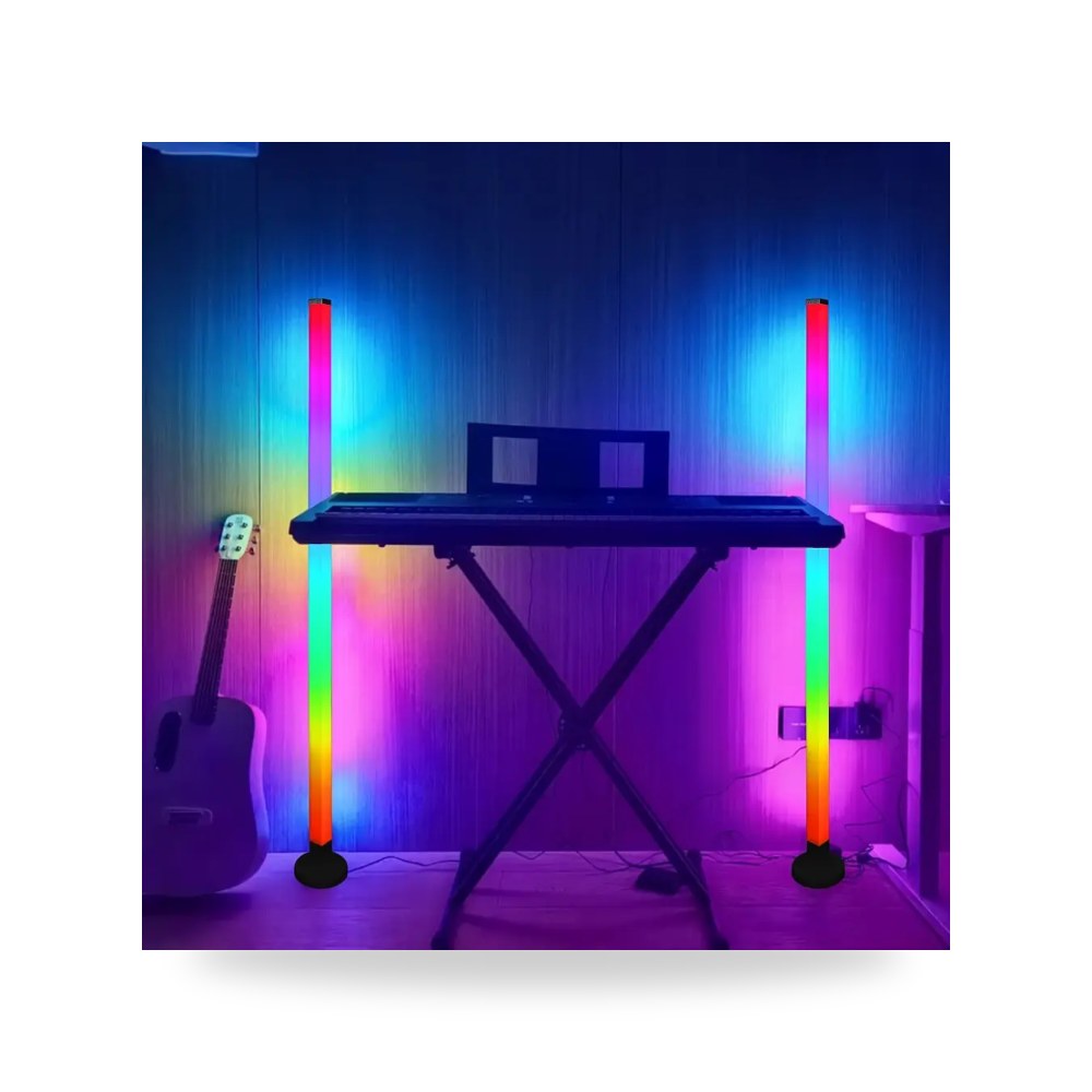 اباجورة ارضية ليد متعددة الألوان موديل 8HU2339PRO - 1.5 - BK+RGB3