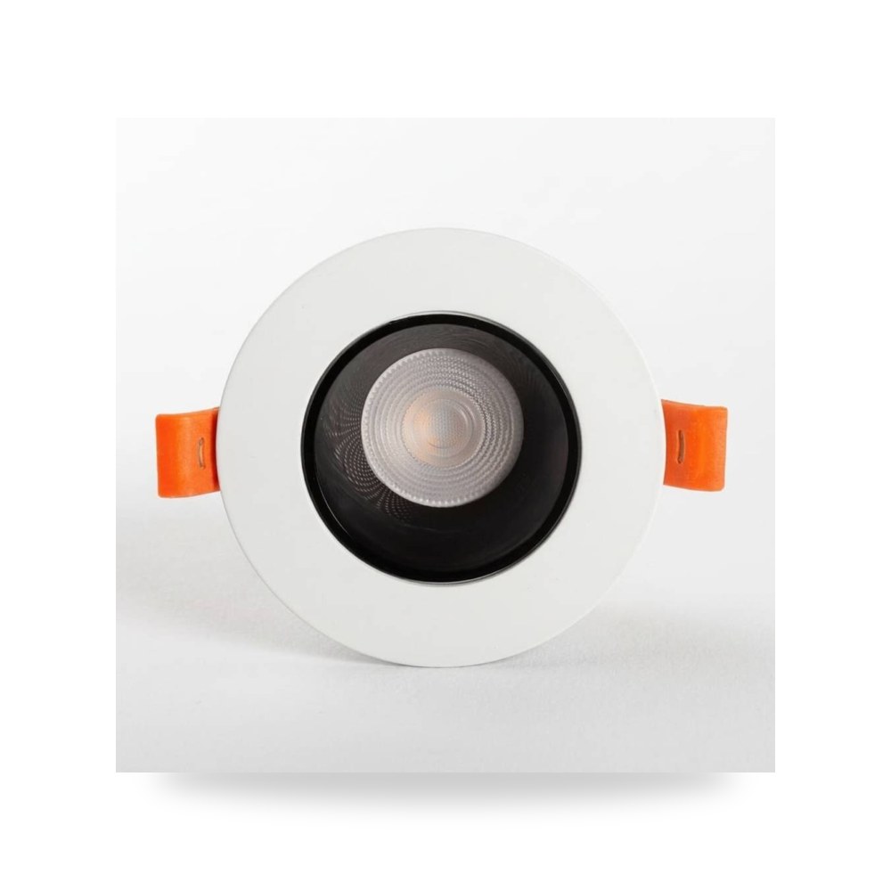 فريم سبوت لايت سقف غاطس أصفر مقاس موديل 8TF921 - 2.5 - 7W - WH+NW3