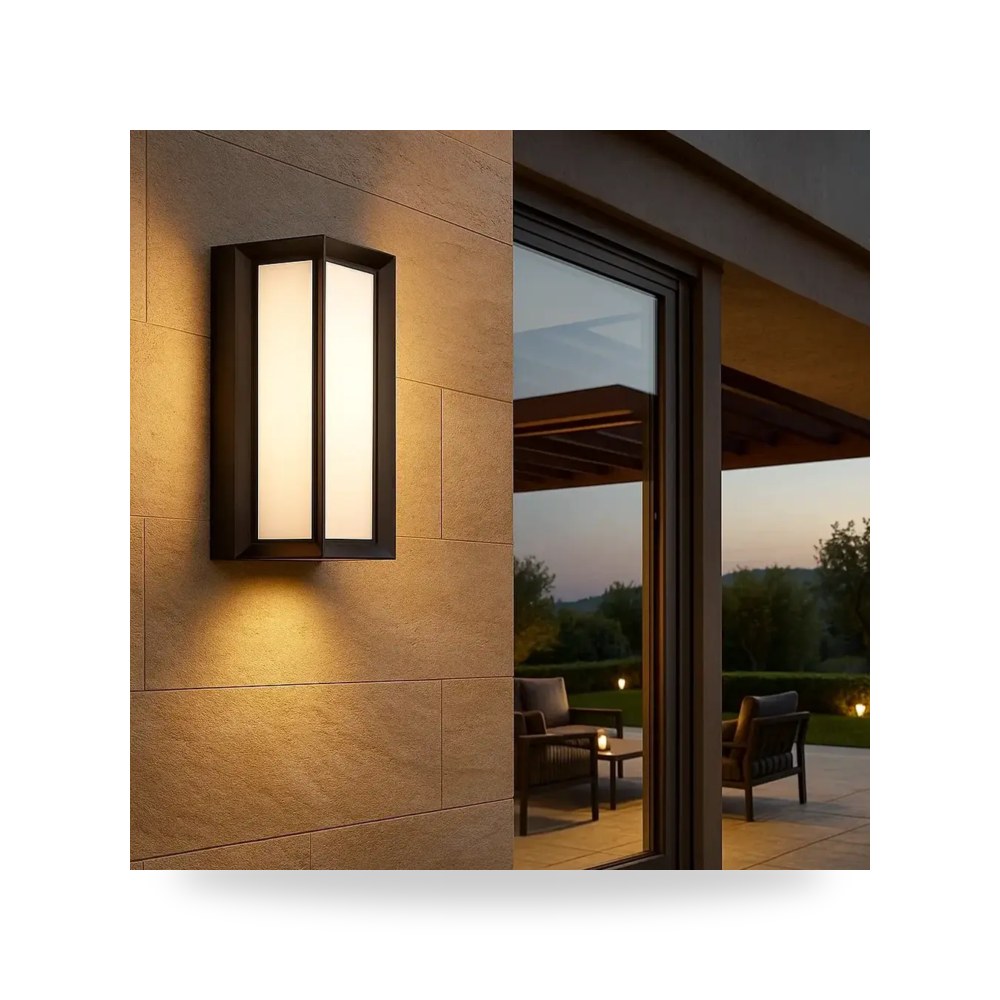 انارة جدارية خارجي مستطيل 3 جهات 24 واط لايت موديل 89567 - 24W - WW3
