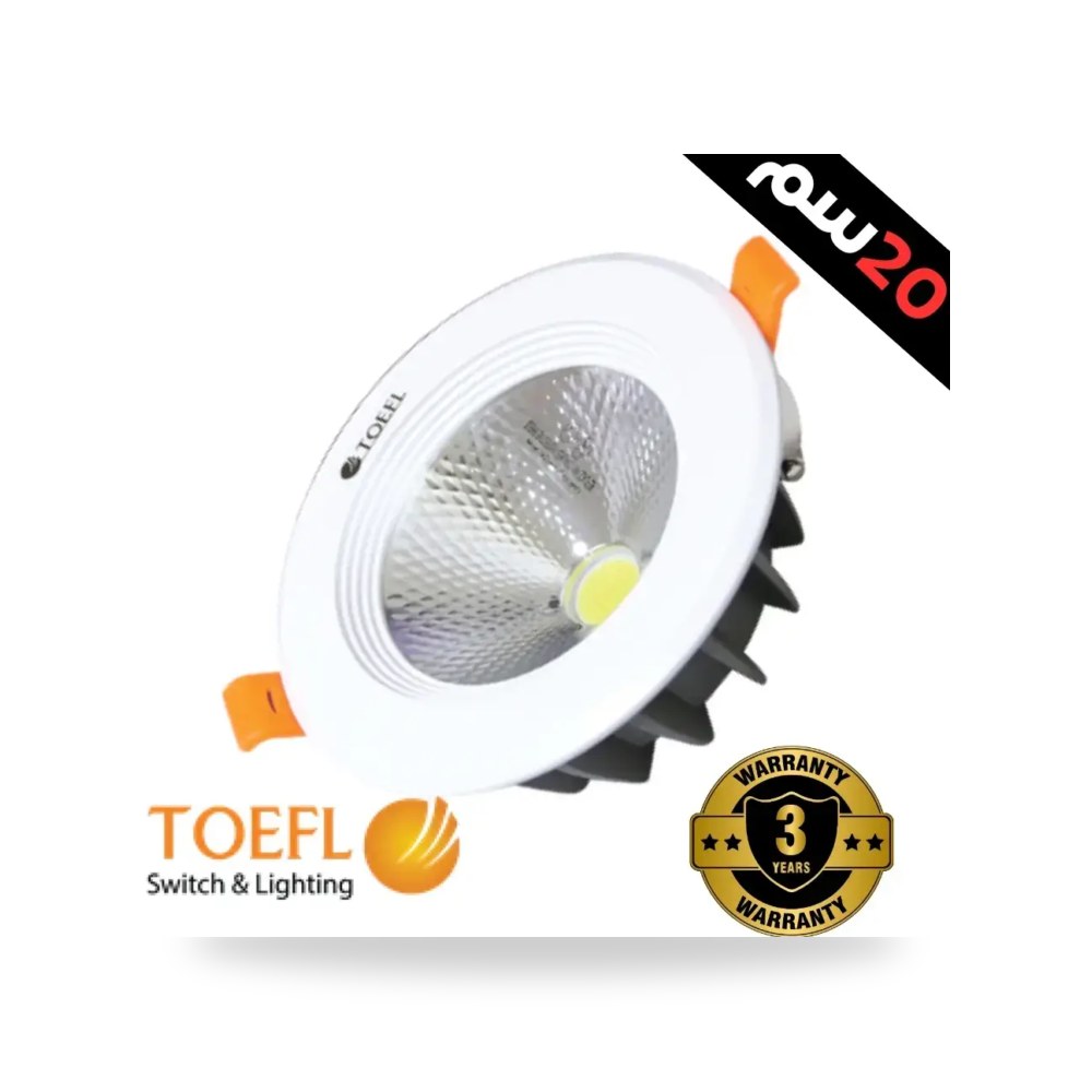 فريم سبوت لايت سقف غاطس أبيض موديل 10402