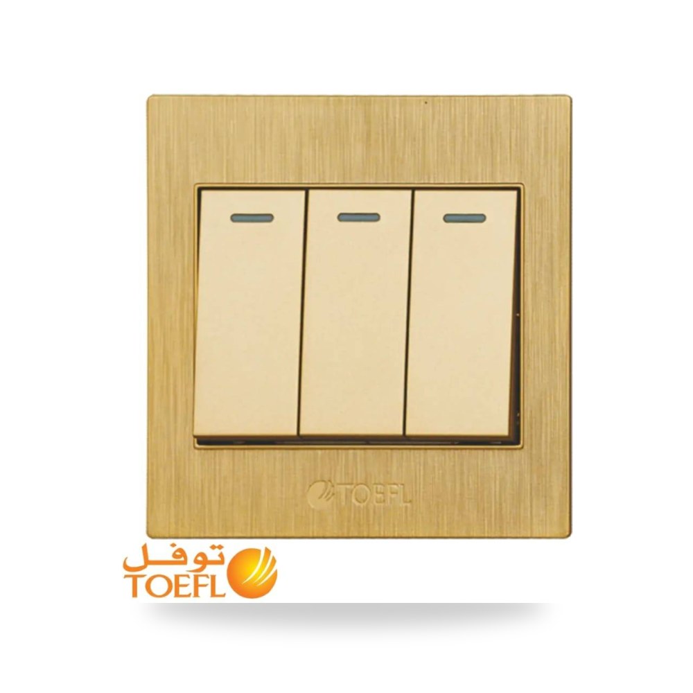 مفتاح ثلاثي توفل ذهبي موديل 11552