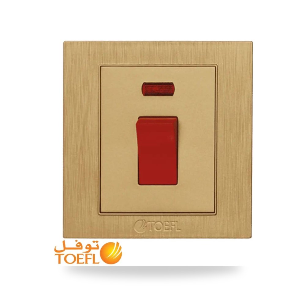 مفتاح مكيف توفل ذهبي موديل 11557