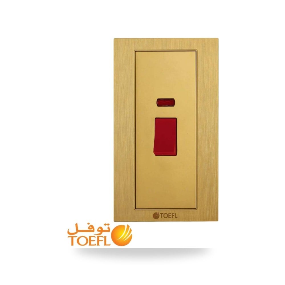 مفتاح مكيف توفل ذهبي 7 * 14 موديل 11558