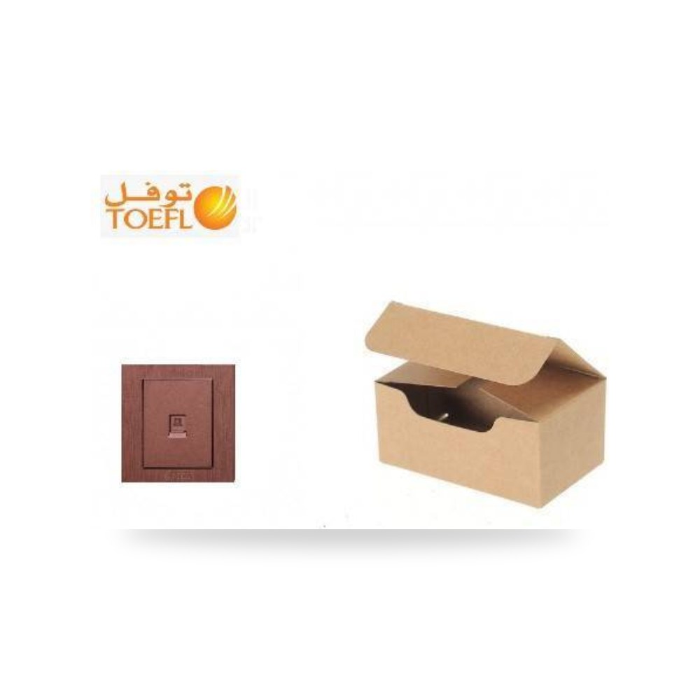 كرتون 10 حبه فيش كمبيوتر توفل عودى خشبي لايت