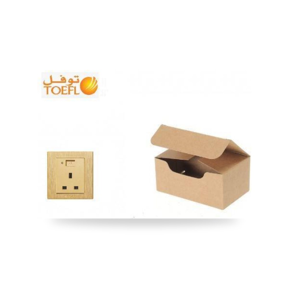 كرتون 10 حبه فيش ثلاثي USB توفل ذهبي لايت