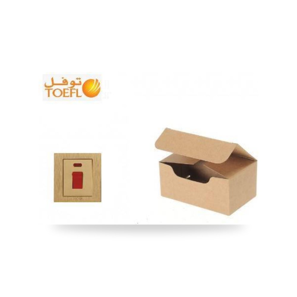 كرتون 10 حبه مفتاح مكيف توفل ذهبي