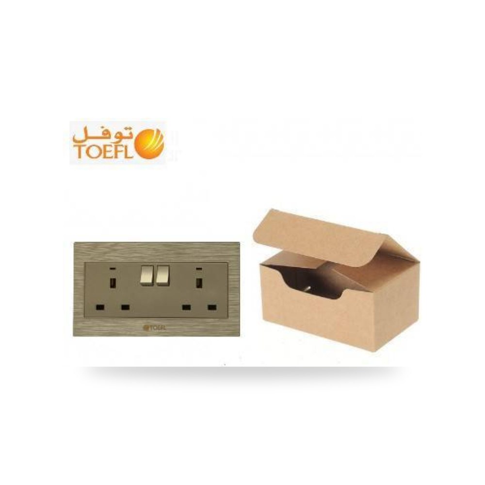 كرتون 5 حبه 2 فيش ثلاثي 2 مفتاح توفل ملكى موديل 11455-5