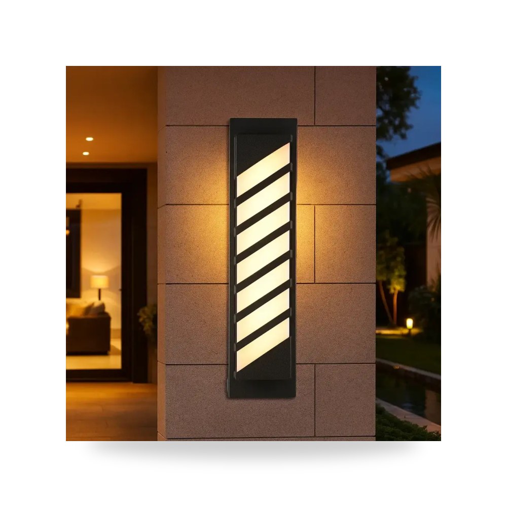 انارة جدارية خارجي إضاءة اصفر شمسي 30 واط موديل 89642 - 30W - BK3