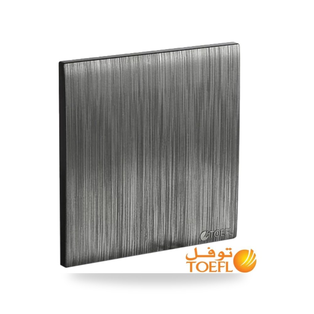 غطاء 7*7 لون اسود بيانو بلاتيني موديل 14890