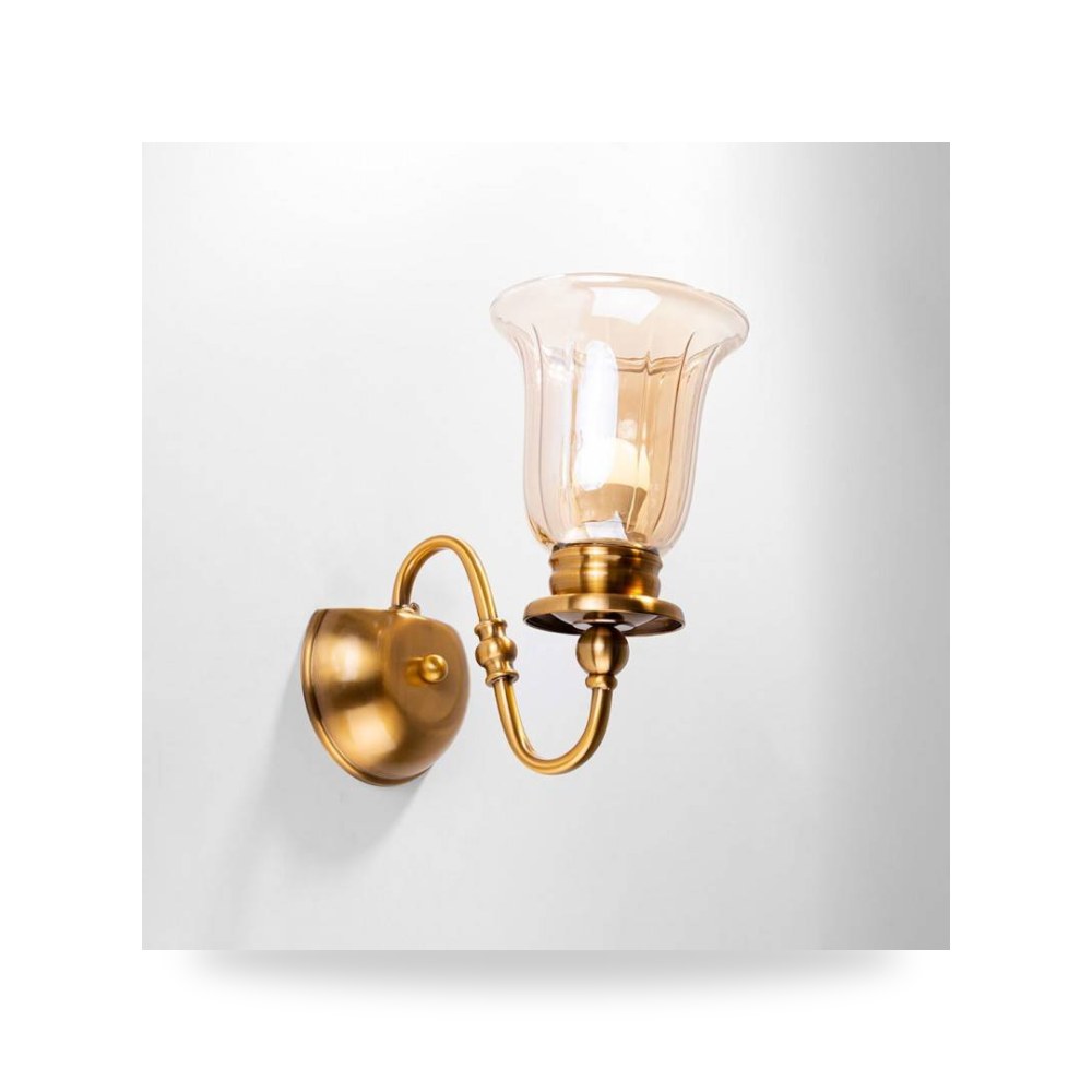 انارة جدارية كلاسيكي بقاعدة ذهبية موديل 847393