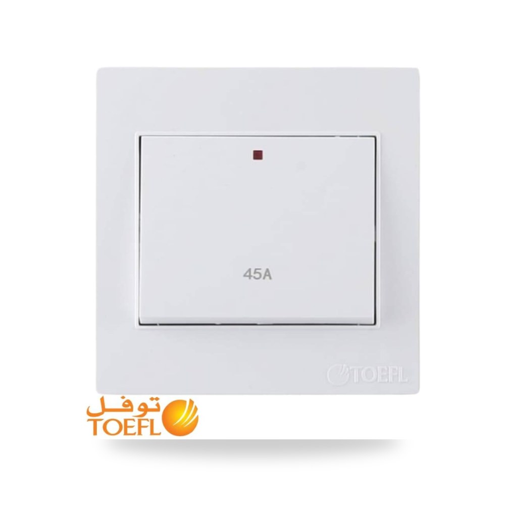 مفتاح مكيف توفل ابيض أبيض موديل 11407