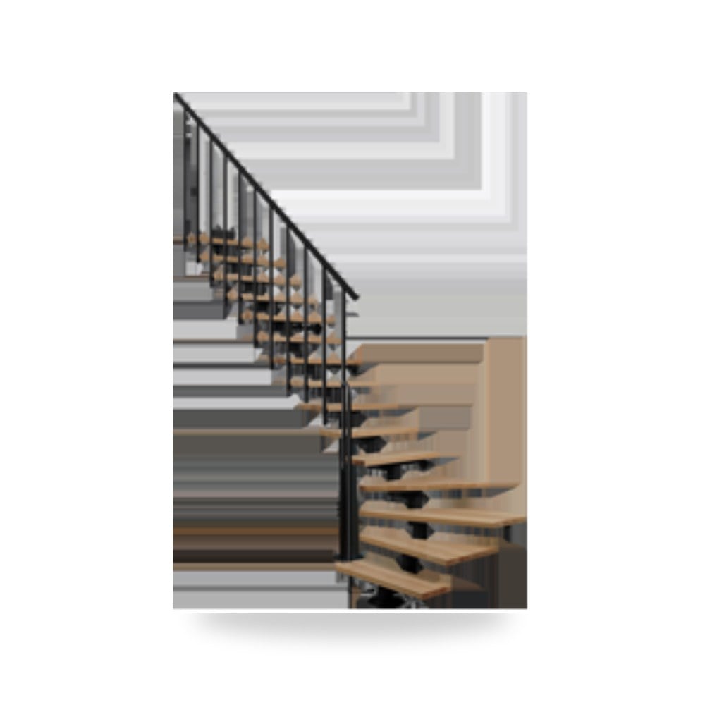سلم معياري مدمج موفر للمساحة طراز ATRIUM شركة (REMCO)