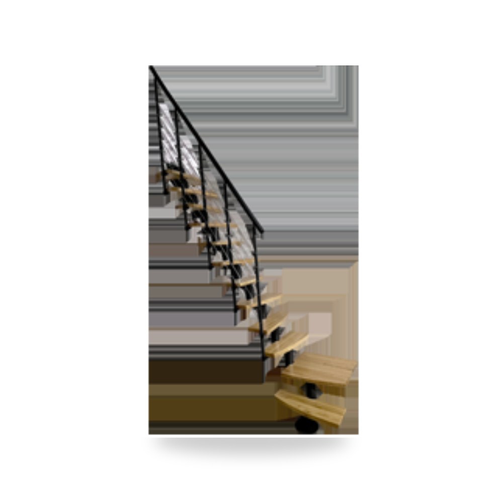 سلم معياري مدمج موفر للمساحة طراز ATRIUM Mini شركة (REMCO)