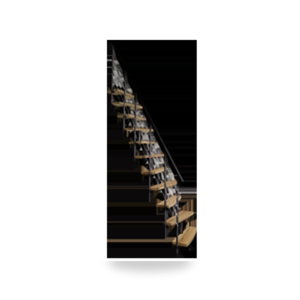 سلم معياري مدمج موفر للمساحة طراز ATRIUM Mini شركة (REMCO)