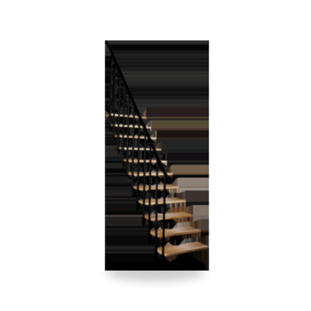 سلم معياري مدمج موفر للمساحة موديل ATRIUM شركة (REMCO)
