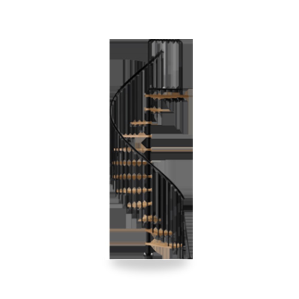 سلم حلزوني دائري مركزي طراز ATRIUM Novo شركة (REMCO)