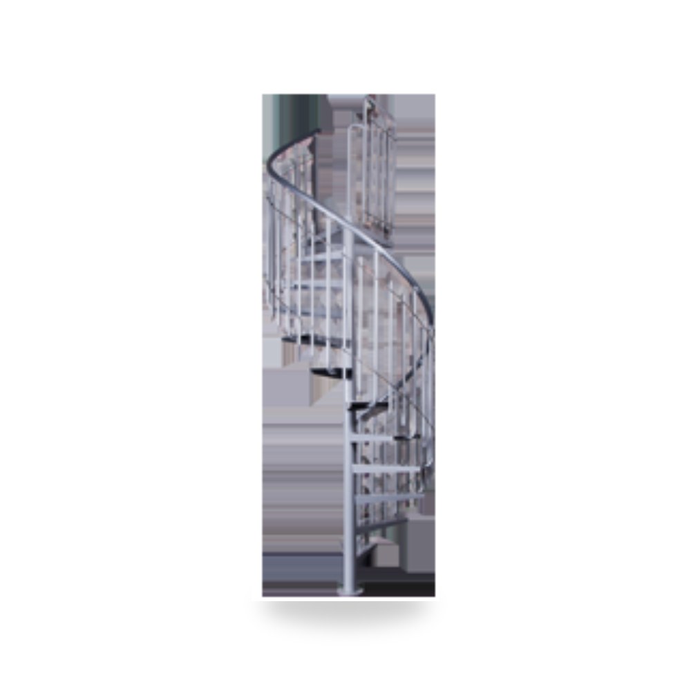 سلم حلزوني معدني مجلفن موديل ATRIUM Pinio شركة (REMCO)