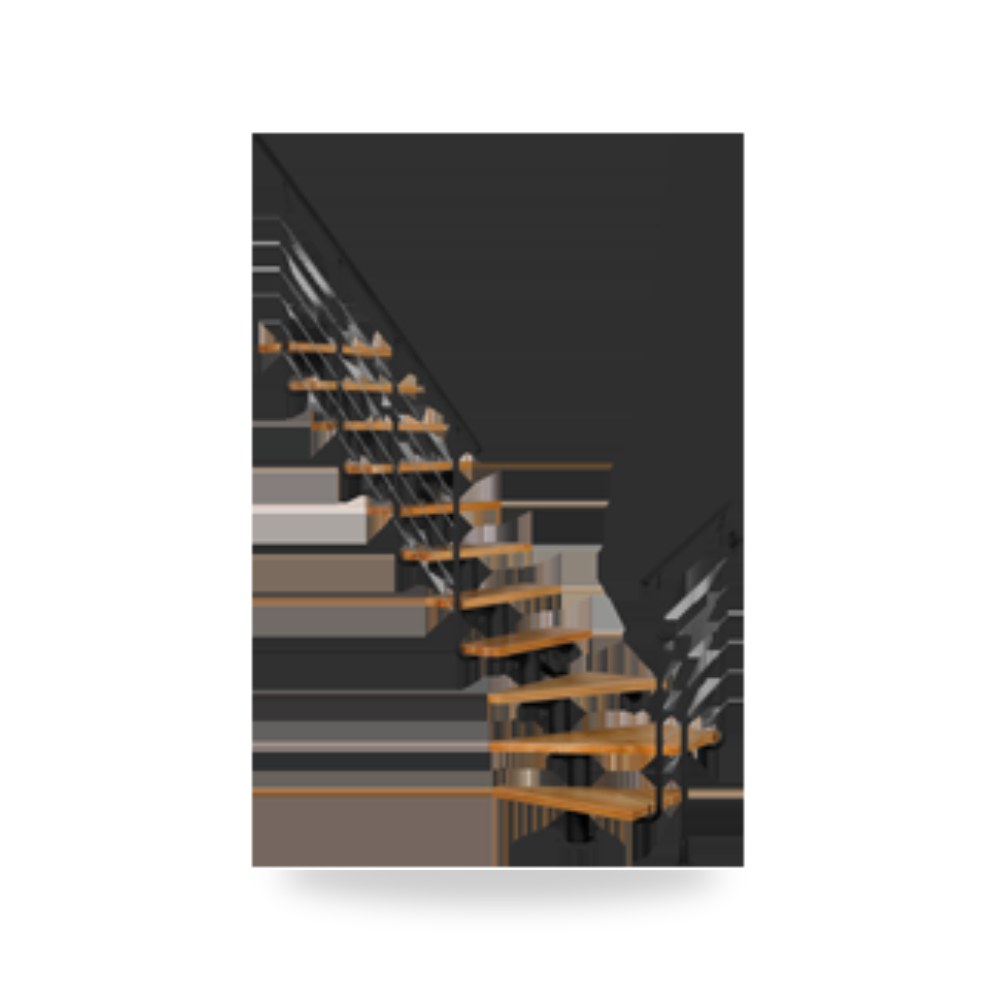 سلم معياري موديل ATRIUM Dixi Plus بـ 11 درجة شركة (REMCO)