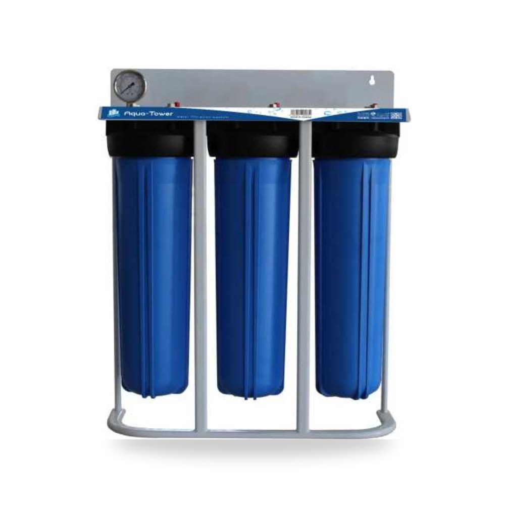 فلتر aquatower جامبو أزرق ثلاثي شركة (REMCO)
