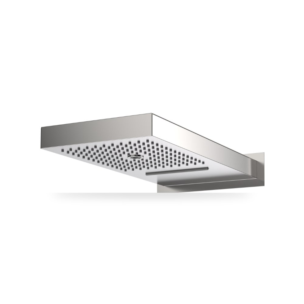 سيلفر رأس دش جداري 50 × 26 سم كروم شركة (REMCO) موديل Y47.90.9034-01K