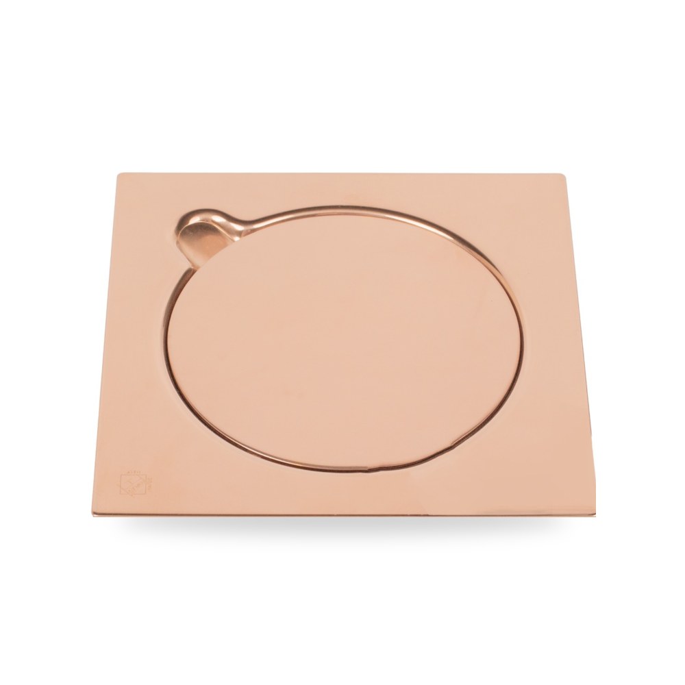 فيربلاست صفاية أرضية مربعة ذهبي وردي شركة (REMCO) موديل N116.003-25