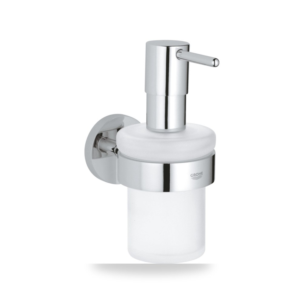 جروهي موزع صابون مع حامل حائطي مجموعة شركة (REMCO) موديل X19.001-01C1