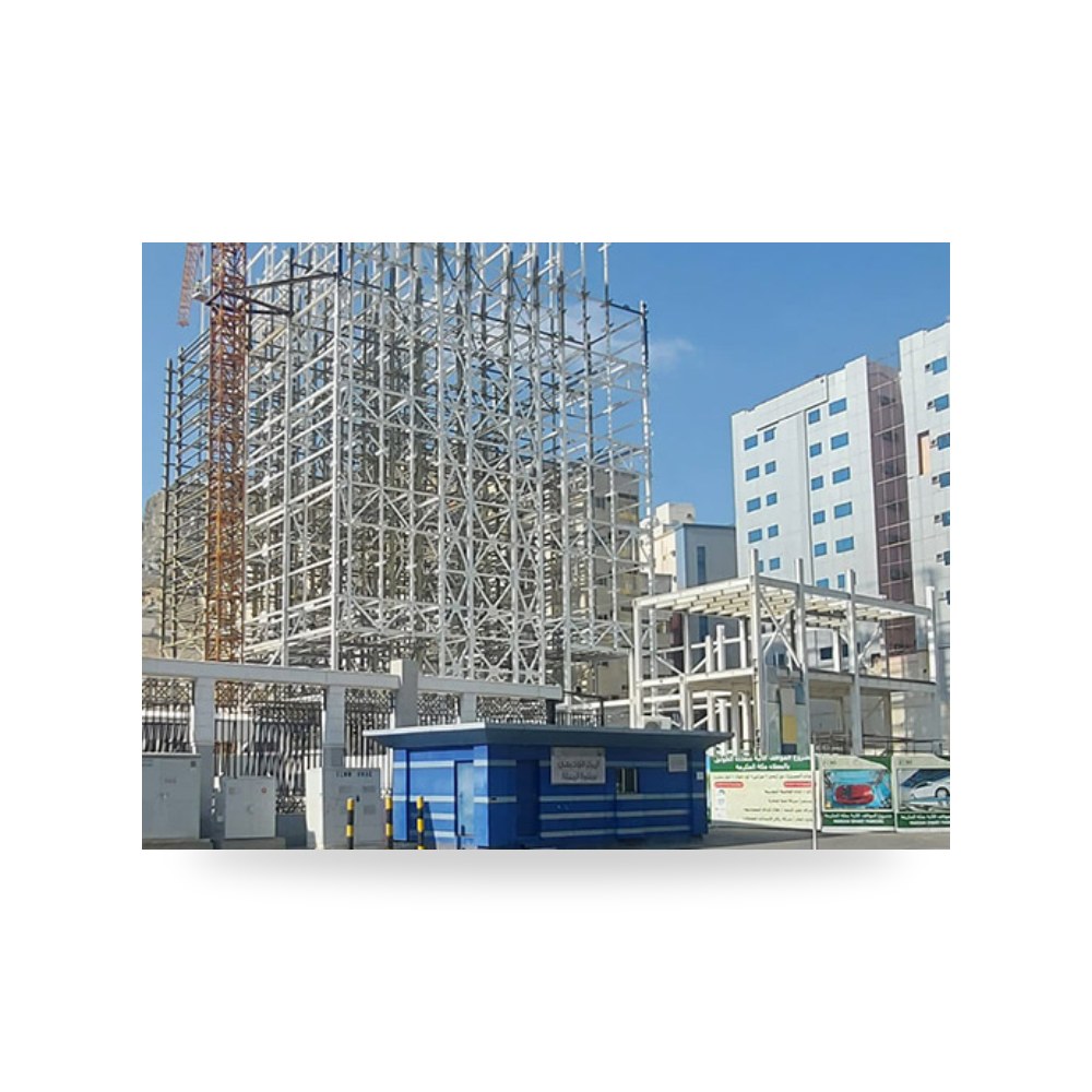 هيكل صلب لمهبط طائرات هليكوبتر فوق الأبراج