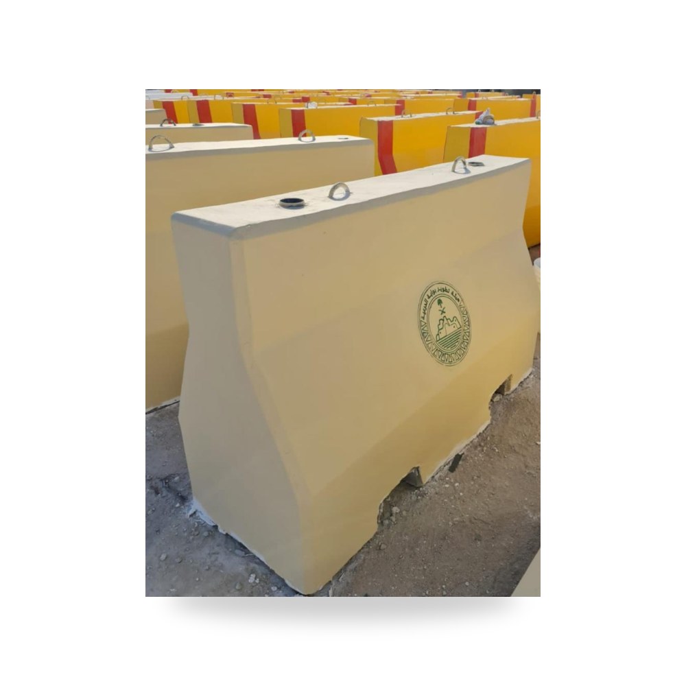 حواجز خرسانية 150 × 100 × 55 شركة