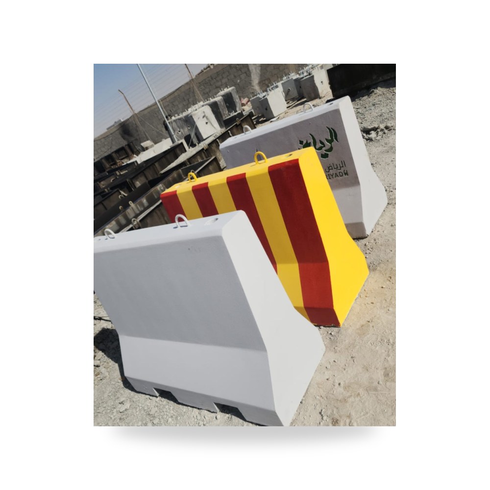 حواجز خرسانية 120 × 100 × 55 شركة