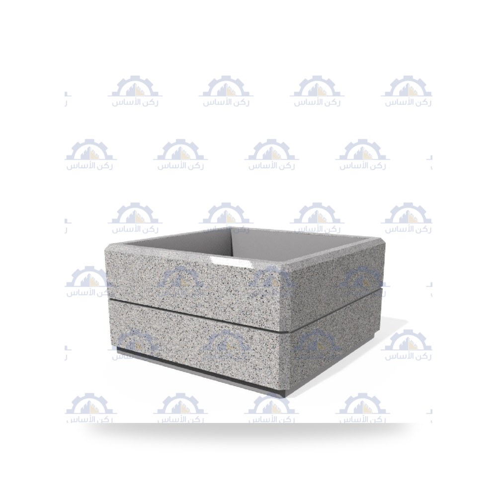 حوض زهور خرساني مربع 85 × 45 شركة