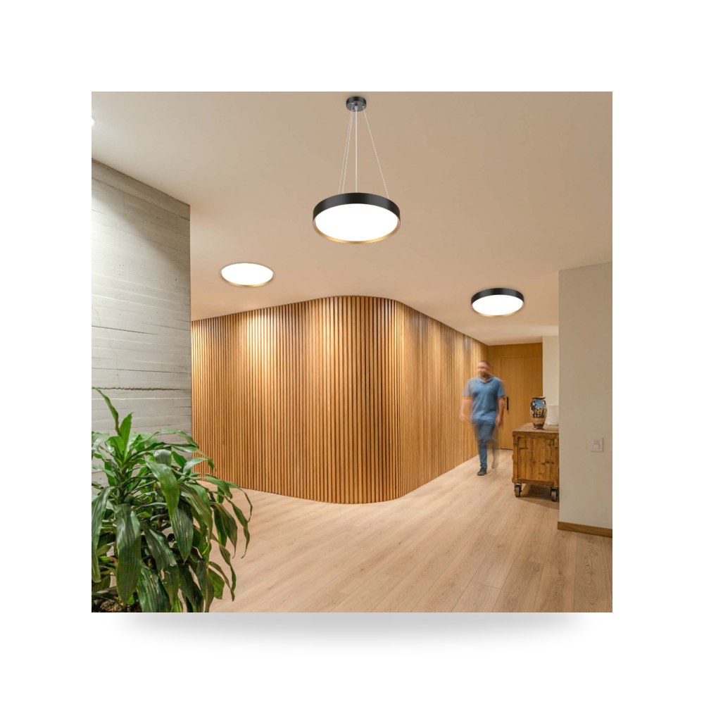 وحدة إنارة سقفية معلقة دائرية Ring Chandelier