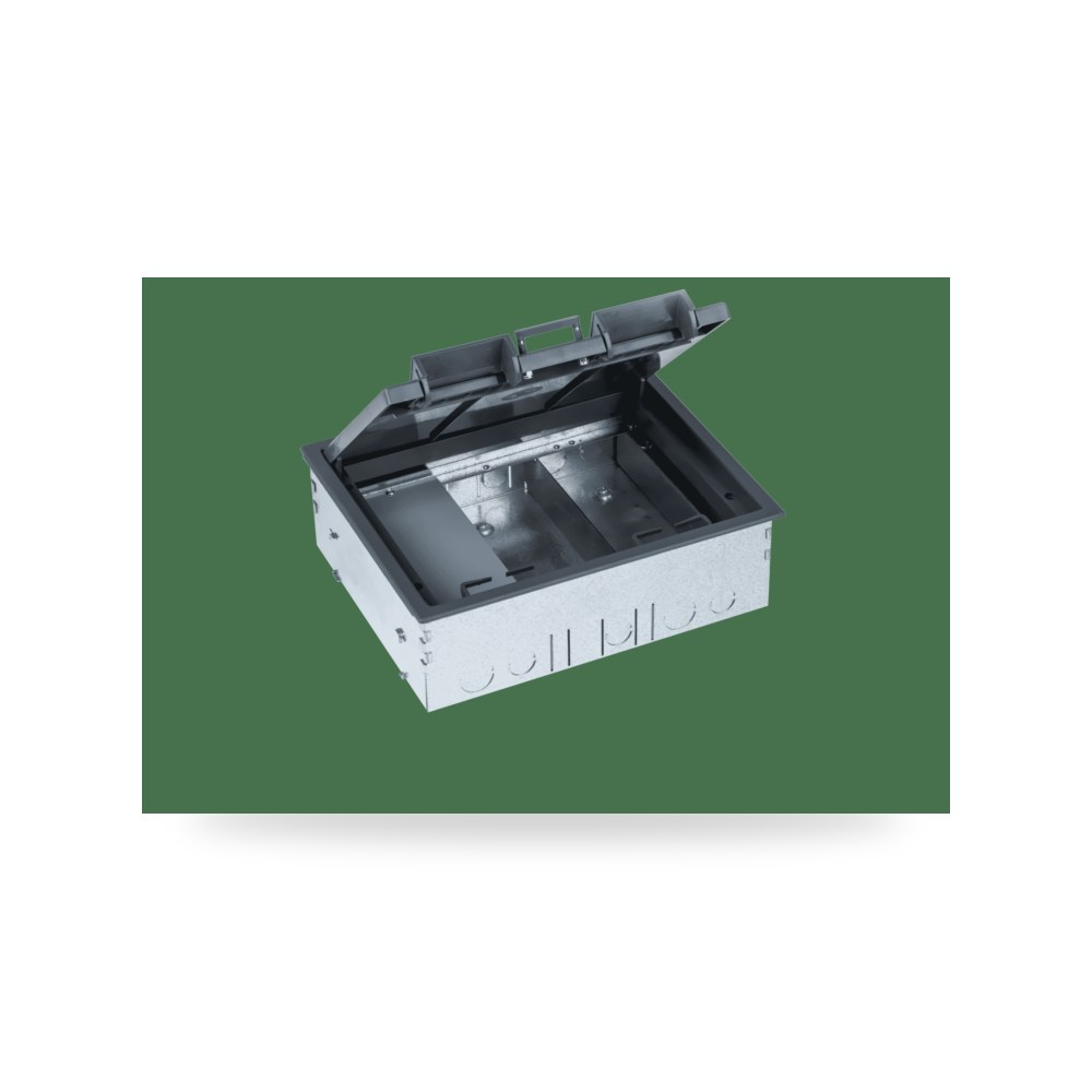 صندوق تمديدات أرضية مدمج الفنار Floor Box, 3 شركة الفنار (Alfanar Electrical Systems)