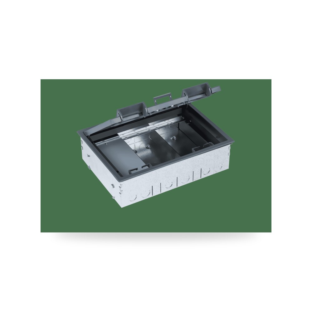 صندوق تمديدات أرضية مدمج الفنار Floor Box, 3 شركة الفنار (Alfanar Electrical Systems)