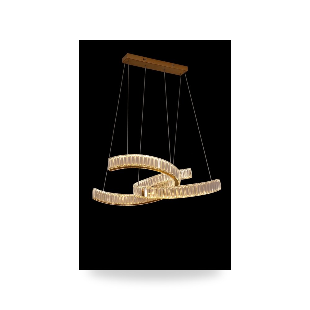 ثريا مودرن بتصميم عش الطائر الكريستالي الفاخر شركة الماسة للكريستال