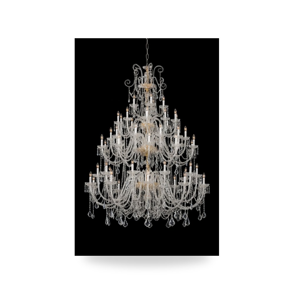 ثريا السلة الفرنسية البيضاوية لطاولات الط شركة الماسة للكريستال (Almasah Crystal Lighting)