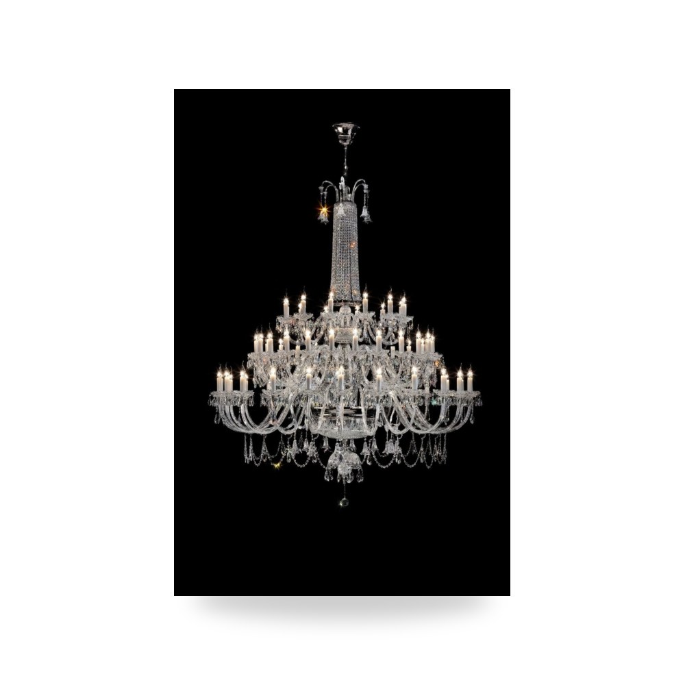 ثريا الروكوكو الفرنسية بالأذرع الورقية شركة الماسة للكريستال (Almasah Crystal Lighting)