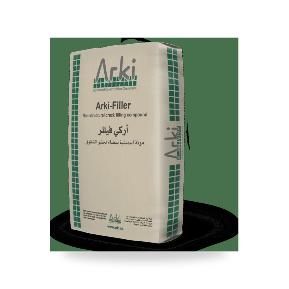 معجون شروخ إسمنتي ناعم لمعالجة العيوب السطحية أركي (ARKI) - لمواد البناء المتطورة