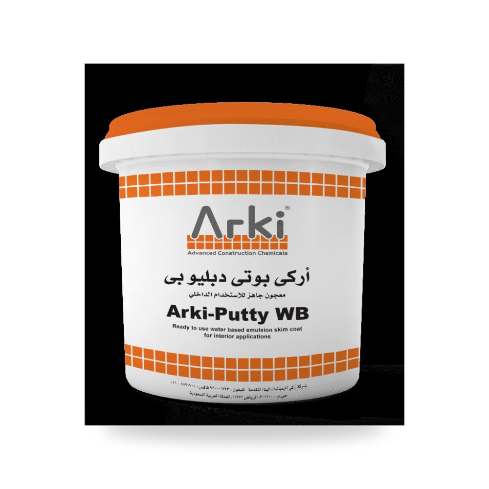 معجون إيبوكسي مائي لتنعيم وتجهيز الأسطح أركي (ARKI) - لمواد البناء المتطورة