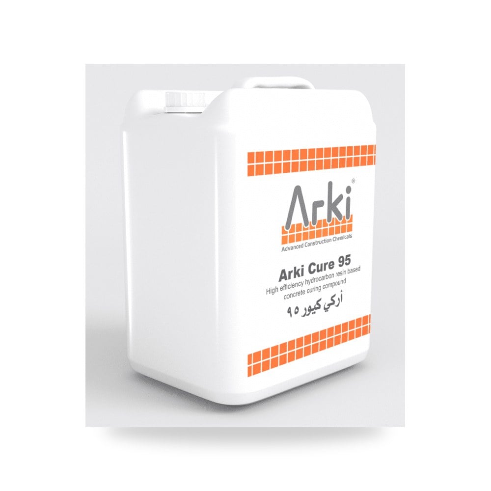 مركب معالجة خرسانة مائي مع صبغة بيضاء عاكسة للحرارة أركي كيور ARKI CURE طراز C309 أركي